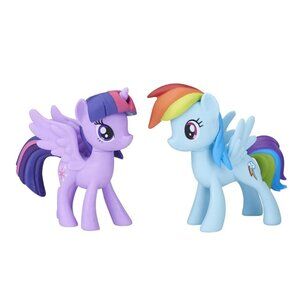 My Little Pony Figurines - Twilight Sparkle & Rainbow Dash